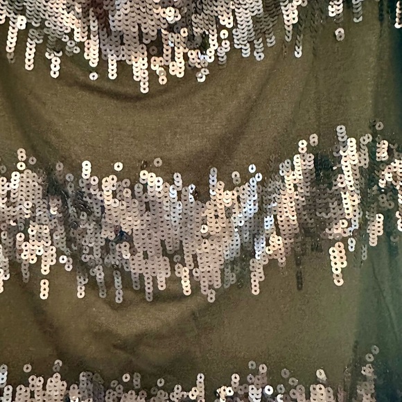 NWT Tart Black Sequin Mini Skirt -Large - Picture 4 of 5